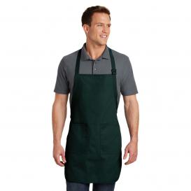 Port Authority A500 Full Length Apron with Pockets - Hunter
