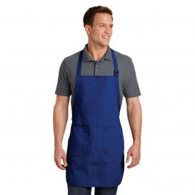 Port Authority A500 Full Length Apron with Pockets - Royal