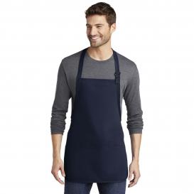 Port Authority A510 Medium Length Apron with Pouch Pockets - Classic Navy