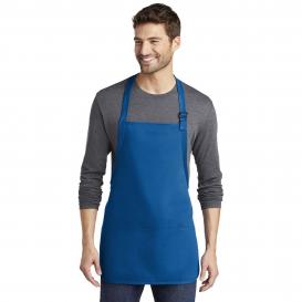 Port Authority A510 Medium Length Apron with Pouch Pockets - Royal