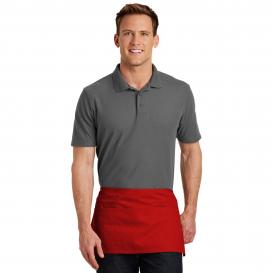 Port Authority A515 Waist Apron with Pockets - Red
