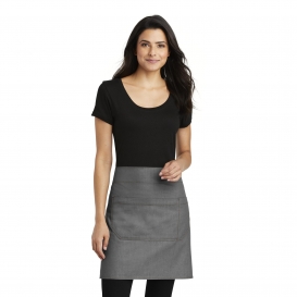 Port Authority A801 Market Half Bistro Apron - Ash Grey