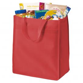 Port Authority B159 Standard Polypropylene Grocery Tote - Red
