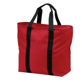 Port Authority B5000 All Purpose Tote - Red/Black