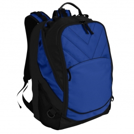 Port Authority BG100 Xcape Computer Backpack - Shock Blue/Black