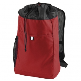 Port Authority BG211 Hybrid Backpack - Chili Red/Black
