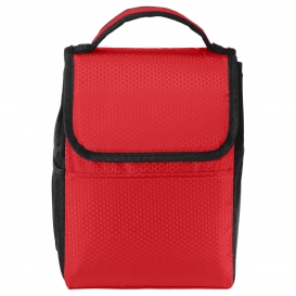 Port Authority BG500 Lunch Bag Cooler - Red/Black