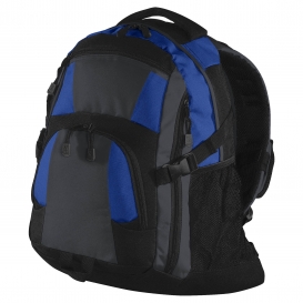 Port Authority BG77 Urban Backpack - Royal/Magnet Grey/Black