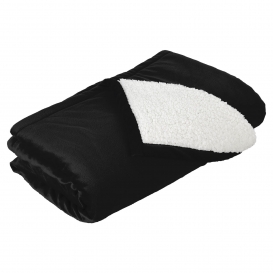Port Authority BP40 Mountain Lodge Blanket - Black