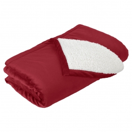 Port Authority BP40 Mountain Lodge Blanket - Red Rhubarb
