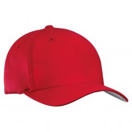 Port Authority C813 Flexfit Cotton Twill Cap - True Red