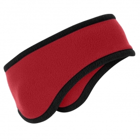 Port Authority C916 Two-Color Fleece Headband - Red
