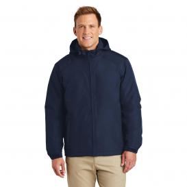 Port Authority J327 Hooded Charger Jacket - True Navy