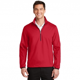 Port Authority J716 Active 1/2-Zip Soft Shell Jacket - Rich Red