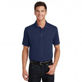 Port Authority K497 Poly-Bamboo Charcoal Blend Pique Polo - Navy