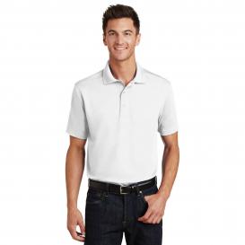 Port Authority K497 Poly-Bamboo Charcoal Blend Pique Polo - White