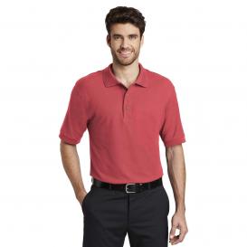 Port Authority K500ES Extended Size Silk Touch Polo - Hibiscus
