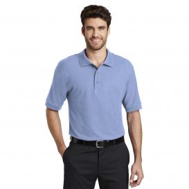 Port Authority K500ES Extended Size Silk Touch Polo - Light Blue