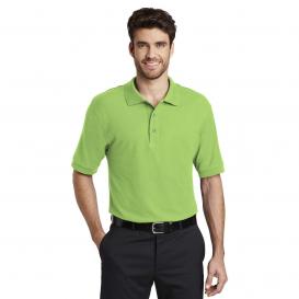 Port Authority K500ES Extended Size Silk Touch Polo - Lime