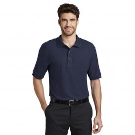 Port Authority K500ES Extended Size Silk Touch Polo - Navy