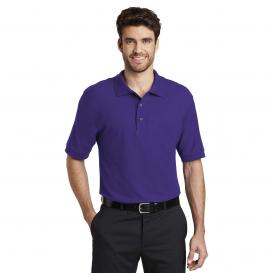 Port Authority K500ES Extended Size Silk Touch Polo - Purple
