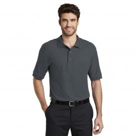 Port Authority K500ES Extended Size Silk Touch Polo - Steel Grey