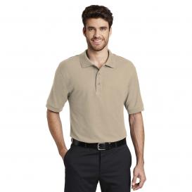 Port Authority K500ES Extended Size Silk Touch Polo - Stone