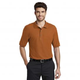 Port Authority K500ES Extended Size Silk Touch Polo - Texas Orange