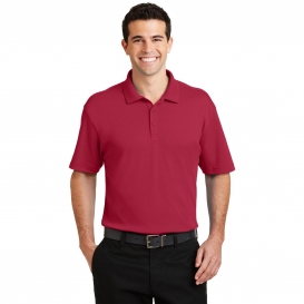 Port Authority K5200 Silk Touch Interlock Performance Polo - Rich Red