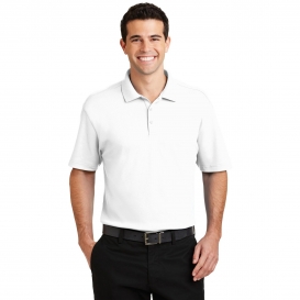 Port Authority K5200 Silk Touch Interlock Performance Polo - White