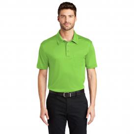 Port Authority K540P Silk Touch Performance Pocket Polo - Lime