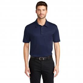 Port Authority K540P Silk Touch Performance Pocket Polo - Navy