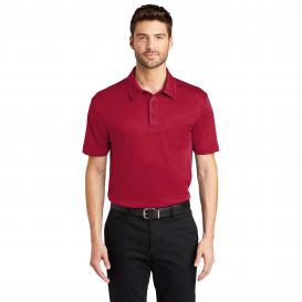 Port Authority K540P Silk Touch Performance Pocket Polo - Red