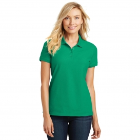 Port Authority L100 Ladies Core Classic Pique Polo - Bright Kelly Green