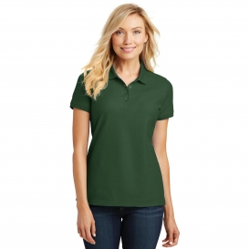 Port Authority L100 Ladies Core Classic Pique Polo - Deep Forest Green