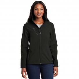 Port Authority L324 Ladies Welded Soft Shell Jacket - Black