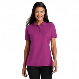 Port Authority L510 Ladies Stain-Resistant Polo - Boysenberry Pink