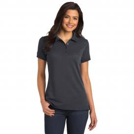 Port Authority L567 Ladies 5-in-1 Performance Pique Polo - Slate Grey