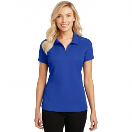 Port Authority L580 Ladies Pinpoint Mesh Polo - True Royal
