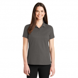 Port Authority LK164 Ladies SuperPro Knit Polo - Sterling Grey