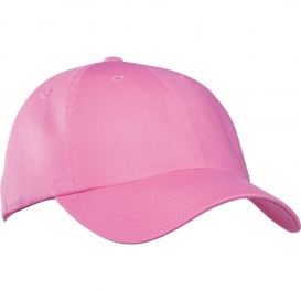 Port Authority PWU Garment-Washed Cap - Bright Pink
