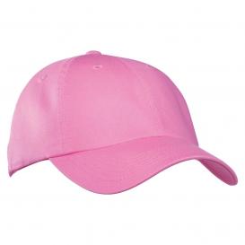 Port Authority PWU Garment-Washed Cap - Bright Pink