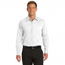 Port Authority S646 Stretch Poplin Shirt - White