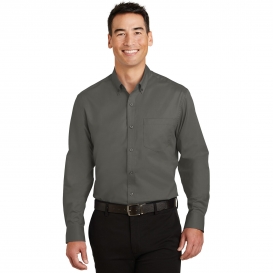 Port Authority S663 SuperPro Twill Shirt - Sterling Grey