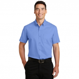 Port Authority S664 Short Sleeve SuperPro Twill Shirt - Ultramarine Blue