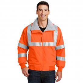Port Authority SRJ754 Enhanced Visibility Challenger Jacket with Reflective Taping - Safety Orange/Reflective