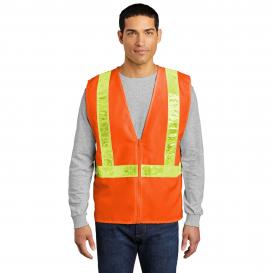 Port Authority SV01 Enhanced Visibility Vest - Safety Orange/Reflective