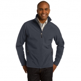 Port Authority TLJ317 Tall Core Soft Shell Jacket - Battleship Grey