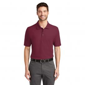 Port Authority TLK510 Tall Stain-Resistant Polo - Burgundy