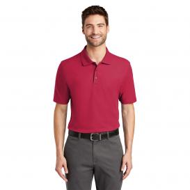 Port Authority TLK510 Tall Stain-Resistant Polo - Red